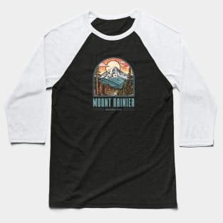 Mount Rainier National Park Baseball T-Shirt